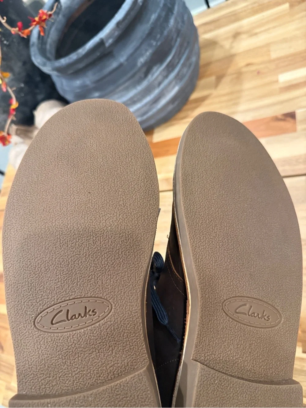 Clarks brown leather